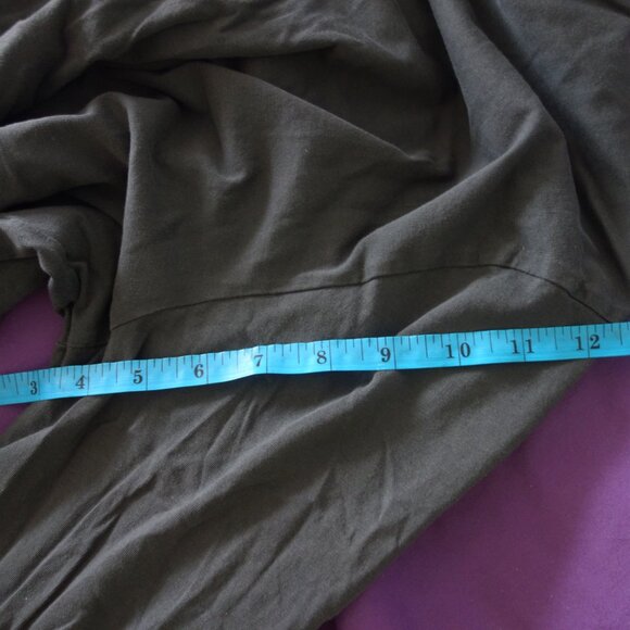 H&M Regular Fit Two Button Long Sleeve 100% Cotton Grey Size XL T-Shirt - Picture 7 of 10